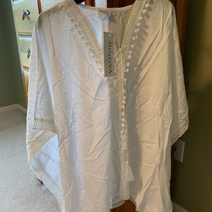 St. Barth’s Lace-Up Cover-Up